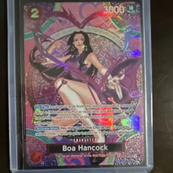 One Piece CCG Boa Hancock Rare SP full art Card 3000 Power 2 Cost OP12-014 - Image 1