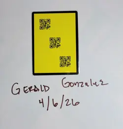 Disney Lorcana Discard Error QR Code Card Fabled - Image 1