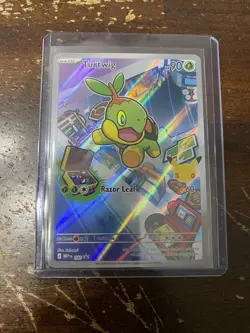 Pokemon Turtwig 040 - First Partners Promo - Full Art Holo - PACK FRESH VHTF - Image 1