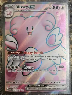 Pokemon 2024 Twilight Masquerade Blissey Ex 201 NM or better - Image 1