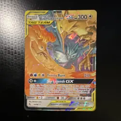 Pokemon TCG Moltres Zapdos Articuno GX 44/68 Hidden Fates Ultra Rare Holo HP300 - Image 1