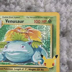 Pokemon Celebrations Venusaur 15/102 Classic Collection Holo Rare NM - Image 3