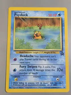 Pokemon Wotc Black Star Promo # 20 Psyduck,,not played - Image 1