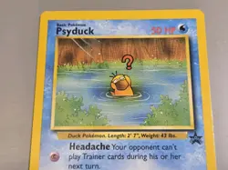 Pokemon Wotc Black Star Promo # 20 Psyduck,,not played - Image 2