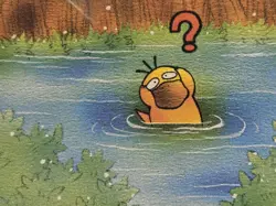 Pokemon Wotc Black Star Promo # 20 Psyduck,,not played - Image 4