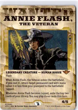 Annie Flash, the Veteran (Showcase) M Outlaws of Thunder Junction 291 NM - Image 1
