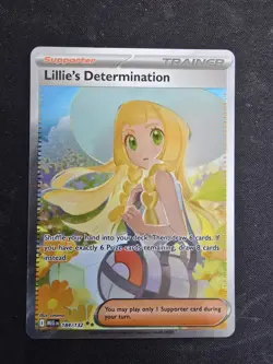 Pokemon TCG Lillie’s Determination Mega Evolution SIR 184/132 ENGLISH NM - Image 2