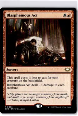 Blasphemous Act - Commander: Edge of Eternities (EOC) - Image 1