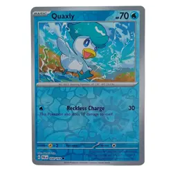 Quaxly 050/193 Reverse Holo Paldea Evolved Pokemon TCG NM - Image 1