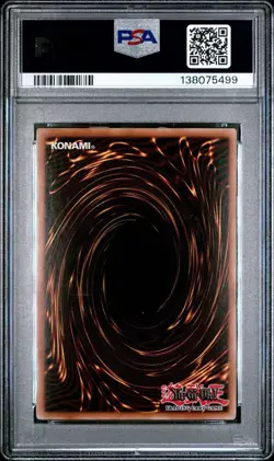 2003 Yu-Gi-Oh! Helpoemer Pharaonic Guardian PGD 1st Edition Ultra Rare PSA 8 - Image 2