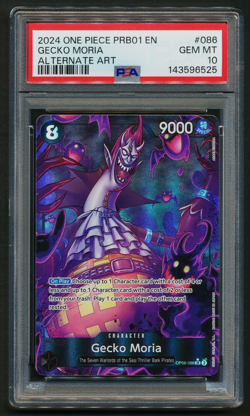 Gecko Maria OP06-086 Alternate Alt Art One Piece 2024 PRB01 English PSA 10 GEM - Image 1