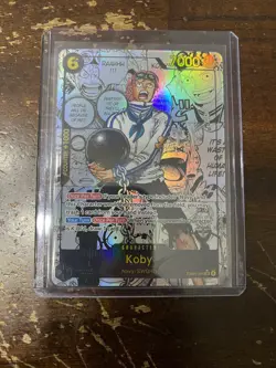 EB04-044 Koby SR Alt Art Manga Adventure on Kami’s Island One Piece TCG English - Image 1