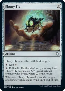 MTG Ebony Fly - 60 / English / Near Mint - Image 1