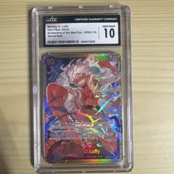 2023 One Piece OP05 Awakening New Era Monkey D. Luffy #119 SEC CGC 10 - Image 1