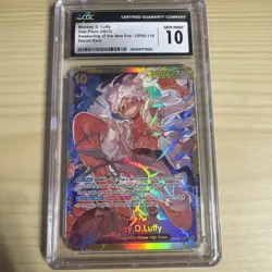 2023 One Piece OP05 Awakening New Era Monkey D. Luffy #119 SEC CGC 10 - Image 2