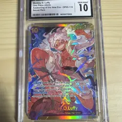 2023 One Piece OP05 Awakening New Era Monkey D. Luffy #119 SEC CGC 10 - Image 3