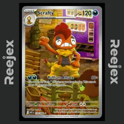 Scrafty - 139/086 - Illustration Rare - White Flare - Pokemon Card - NM/M - Image 1