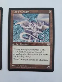 2x MTG Teeka's Dragon Mirage - Image 3