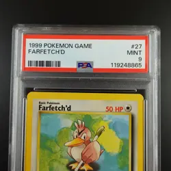 PSA 9 Farfetch'd 27/102 Pokemon Base Set 1999 Non Holo Card - Image 2