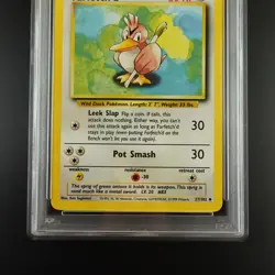 PSA 9 Farfetch'd 27/102 Pokemon Base Set 1999 Non Holo Card - Image 3