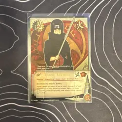 Itachi Uchiha Rogue Ninja Sharingan Card Naruto CCG 365 2002 English Regular - Image 1