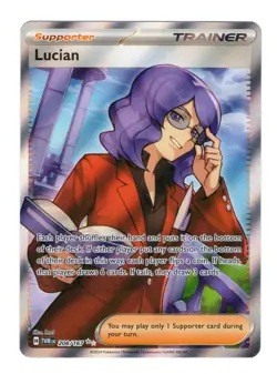 Lucian Ultra Rare 208/167 SV06: Twilight Masquerade Pokemon Card NM - Image 1