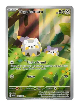 Togedemaru 104/094 Me02: Phantasmal Flames Holo Pokemon Card NM - Image 1