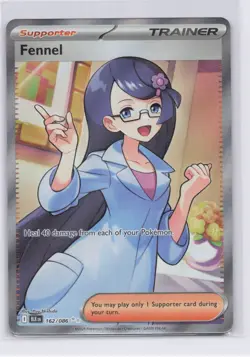 Fennel 162/086 Full Art NM/M Black Bolt Pokemon Card NM - Image 1
