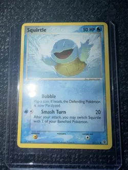 Pokemon Squirtle 83/112 EX FireRed & LeafGreen Regular Common 50 HP Card 2004 - Image 1