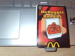 McNUGGET BUDDIES 13/24 McDonalds Cards UnRedeemed Trading Card Free nuggets used - Image 1