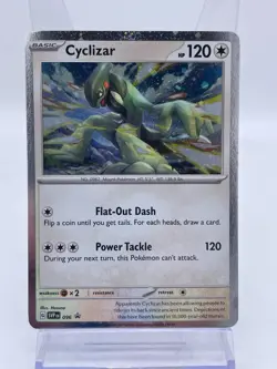 Pokemon Card | SVP096 Cyclizar Cosmos Holo Black Star Promo SV: Temporal Forces - Image 1