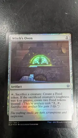 Witch's Oven Magic Card, Throne of Eldraine Foil - Image 1