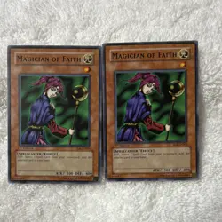 Magician of Faith (SDM-EN005) Spellcaster/Effect Card Lot x2 English 1st Edition - Image 1