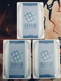 GCG Gundam Promo Cards (ST05-010) — Mikazuki Augus (Event Promo) — Set Of 3 - Image 2