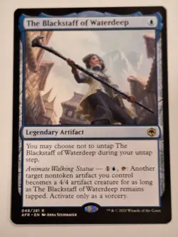 The Blackstaff of Waterdeep - Adventures in TFR Magic the Gathering MTG Nice! - Image 1