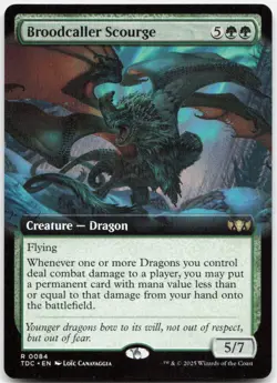 Broodcaller Scourge (Extended Art) *Regular* TDC 84 NM - Image 1