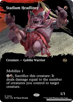 Stadium Headliner (Borderless) [TDM - 344] - NM [Normal] TCG MTG - Image 1
