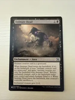 MTG Magic the Gathering Animate Dead The List LP - Image 1