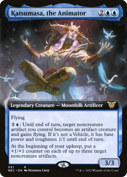 Katsumasa, the Animator (REGULAR) x1 - MTG Neon Dynasty Commander NEC #51 - Image 1