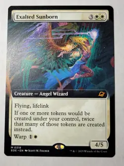 Exalted Sunborn -Extended Art- Edge of Eternities Regular M EOE 318 mtg NM/M - Image 1