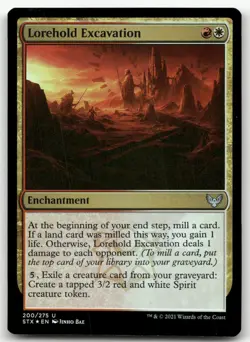 Lorehold Excavation #200 (Foil) (NM) Strixhaven STX Magic MTG - Image 1