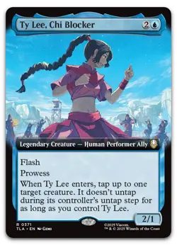 Ty Lee, Chi Blocker (Extended Art) #371 (NM) TLA Magic MTG - Image 1