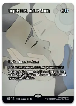 Imprisoned in the Moon (Borderless) #14 (NM) TLE Magic MTG - Image 1