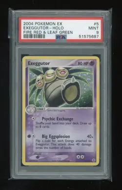 POKEMON EX Fire Red & Leaf Green EXEGGUTOR 5/112 Holo Rare PSA 9 MINT - Image 1