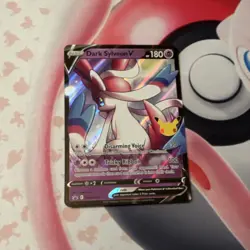 Pokemon Dark Sylveon V Full Art Promo Holo SWSH134 180HP Sword & Shield Card - Image 1