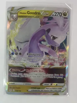 Hisuian Goodra V 187/196 - Lost Origin - Full Art Ultra Rare Pokemon TCG Card NM - Image 1