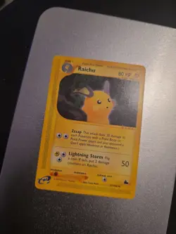 Pokemon TCG Raichu 27/144 Skyridge Non-Holo 2003 WOTC Card - Image 1