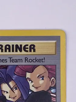 Here Comes Team Rocket! 15/82 Team Rocket Holo NM/LP Rare WOTC Pokemon TCG - Image 3