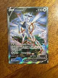 Pokemon TCG Arceus v Alternate Art 166/172 Sword & Shield Brilliant Stars - Image 1