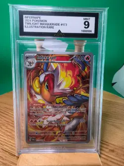 Infernape #173 (Pokemon Twilight Masquerade) Grade 9 MINT - Image 1